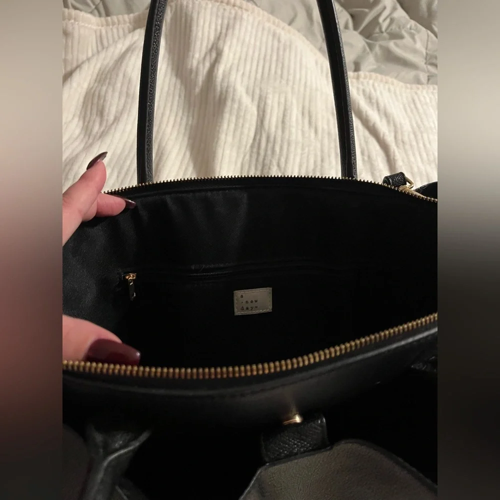 AND Elegant Black 3 Compartment Laptop Bag
